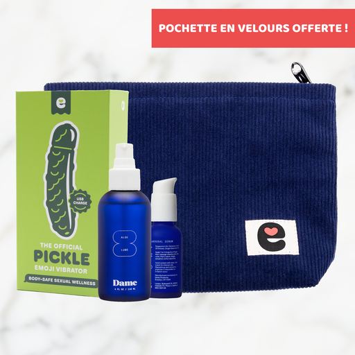 [PACK-CORNICHON] Pack découverte : Sextoy Emojibator Cornichon 🥒